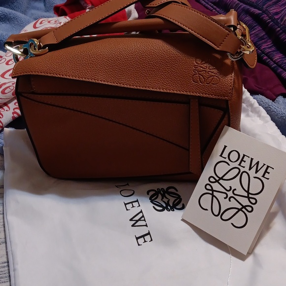 Loewe purse brand new never used medium bag brown - Picture 4 of 4